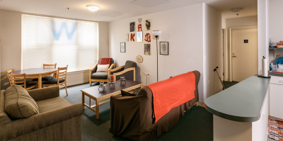 Shared living room in MRH/TBH