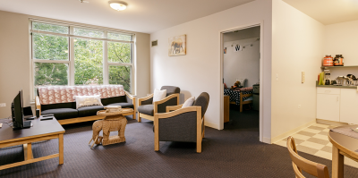 Shared living room in MRH/TBH