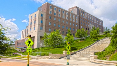 View of Yudof from the East River Road