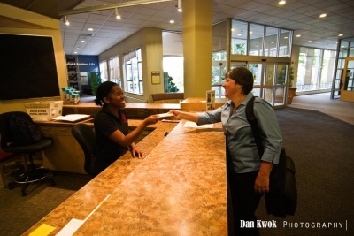 Check-in at Campion Hall