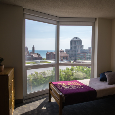 Fordham hall lake shore campus loyola university chicago views intern housing