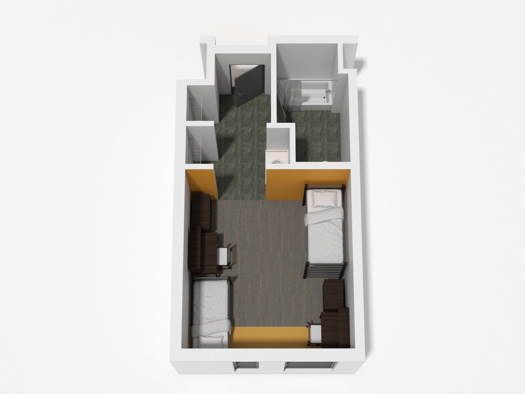 Double Room Floor Plan