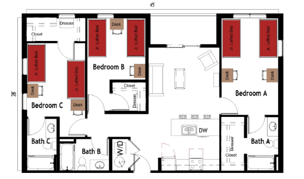 Kitchen Layout Example