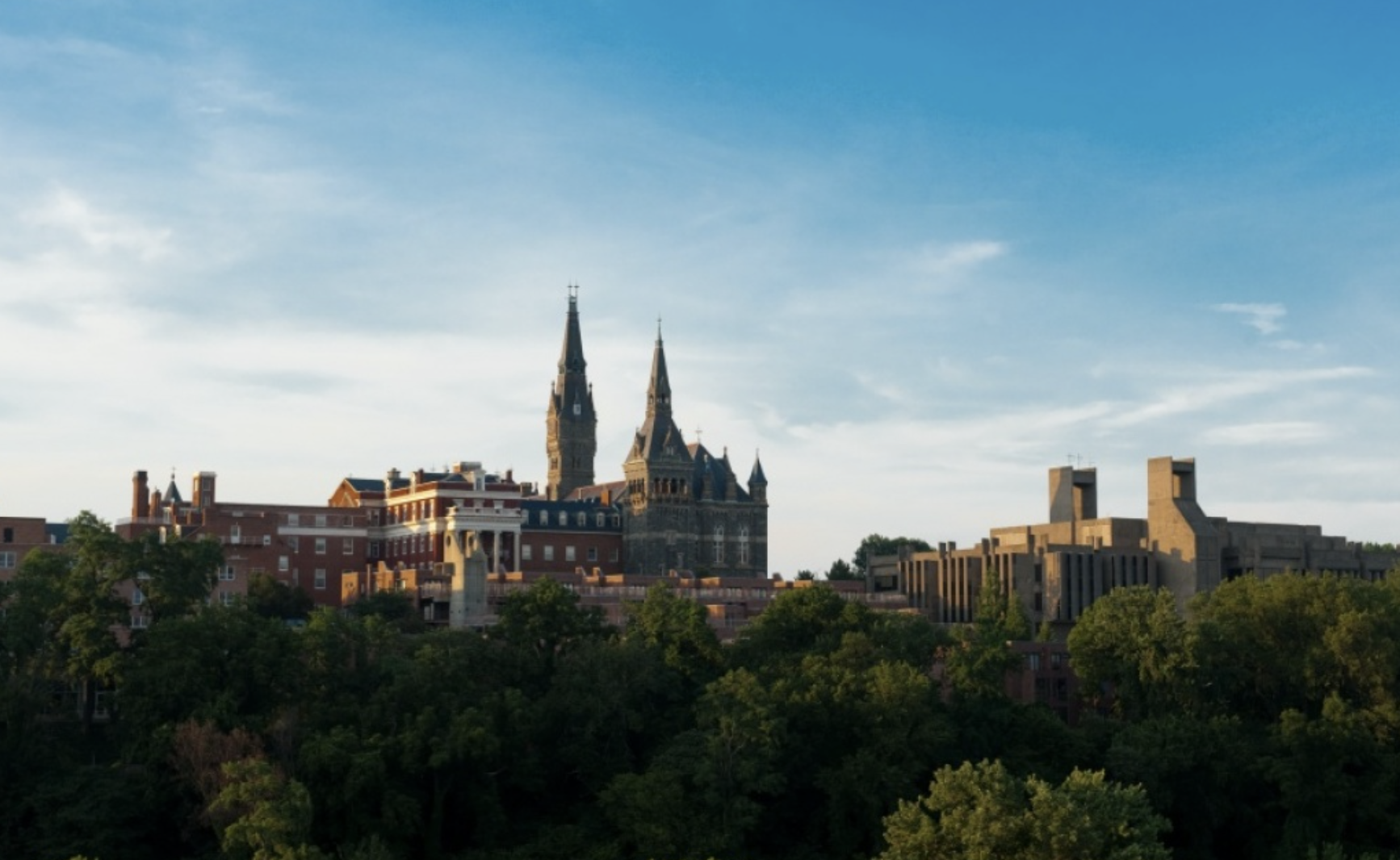 Exterior Image of Georgetown University - "The Hilltop"