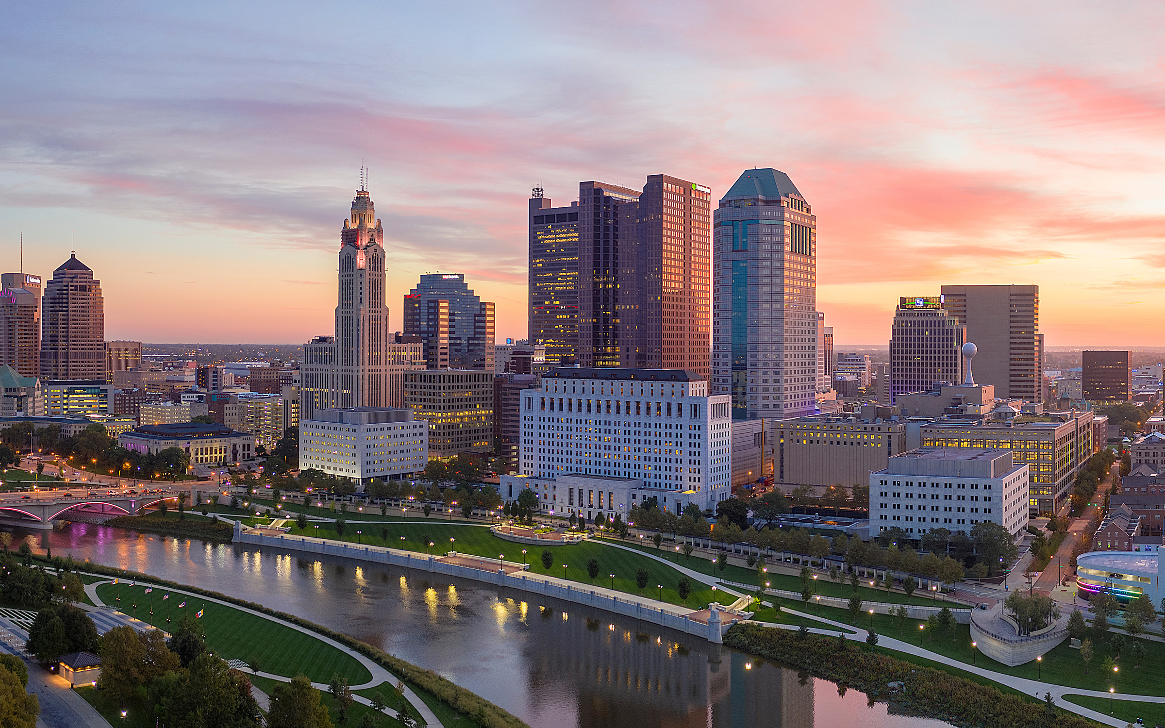 Columbus Ohio cityscape