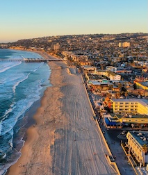 San Diego Skyline Beach
