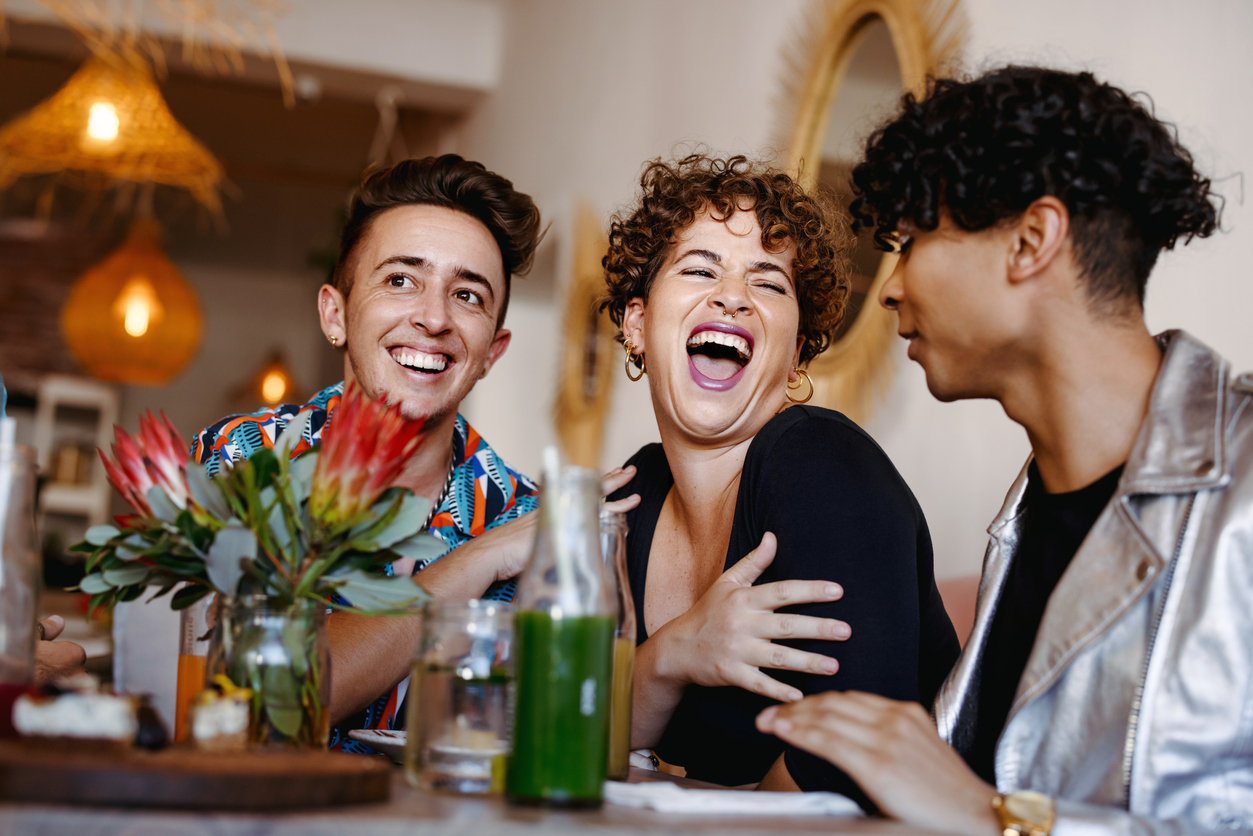 Friends at Restaurant