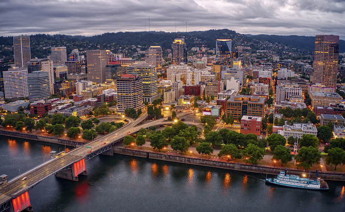 Portland Cloudy Day