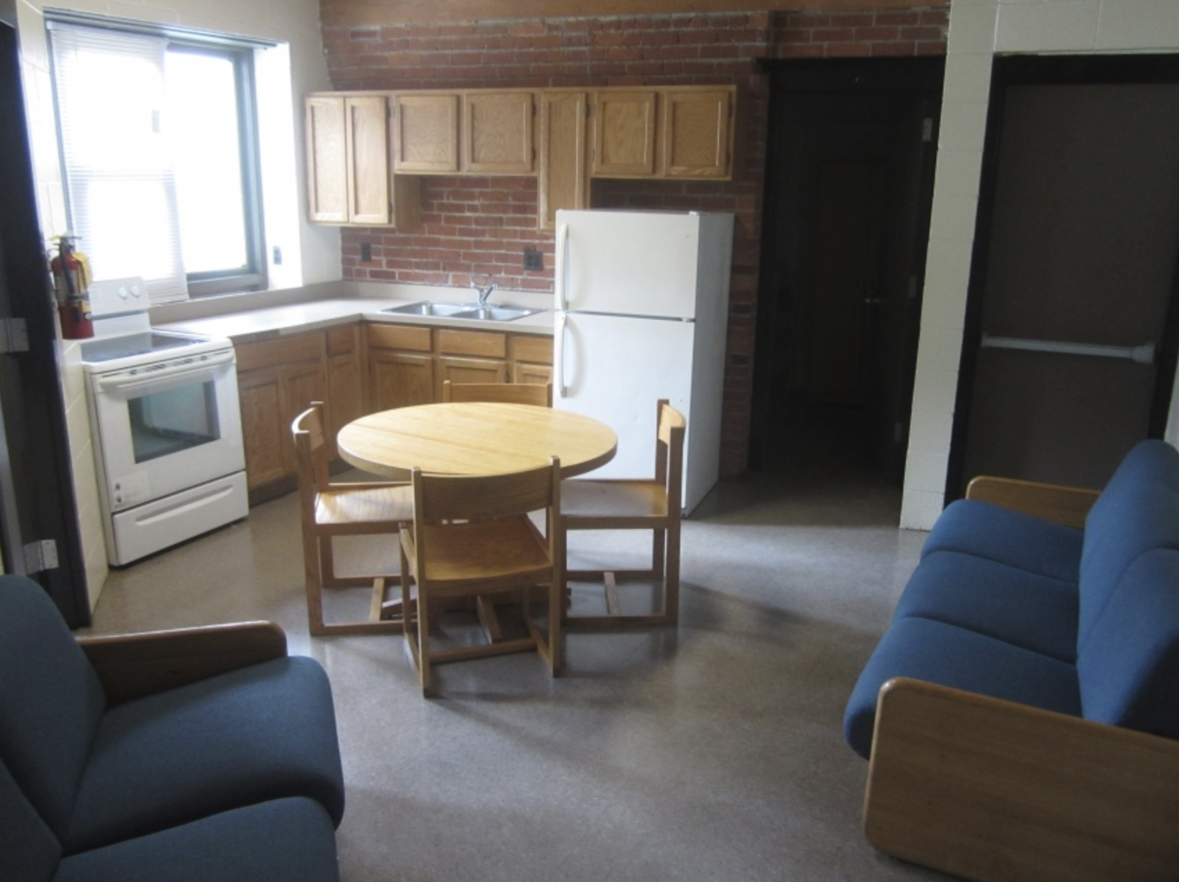 Springfield College Intern Housing Kitchen