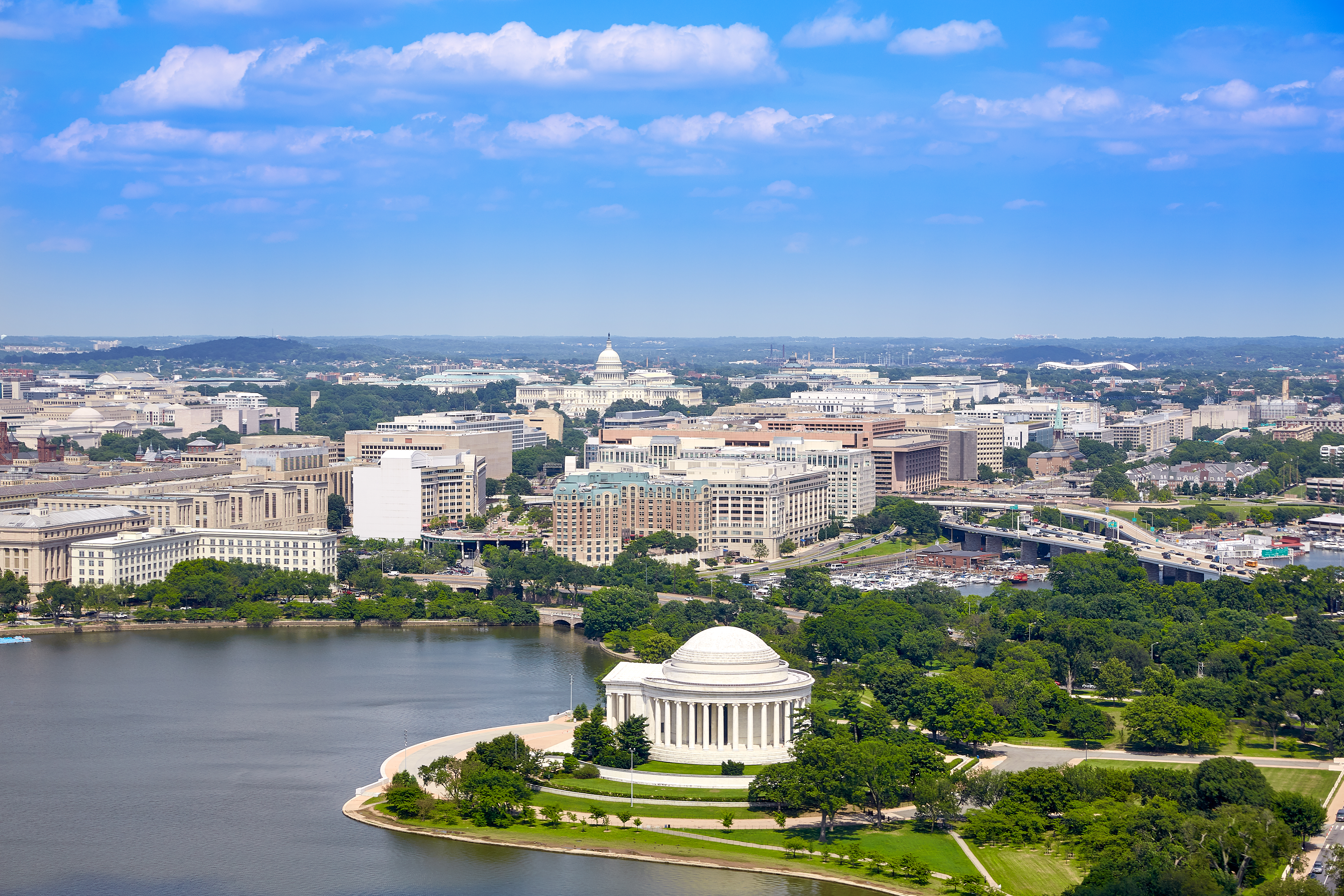 Aerial Image of Washington, D.C.