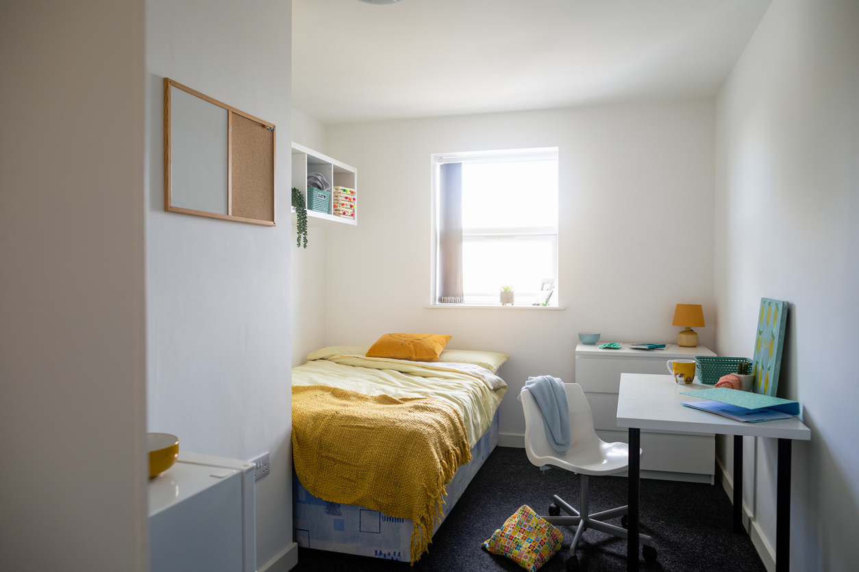 University dorm room