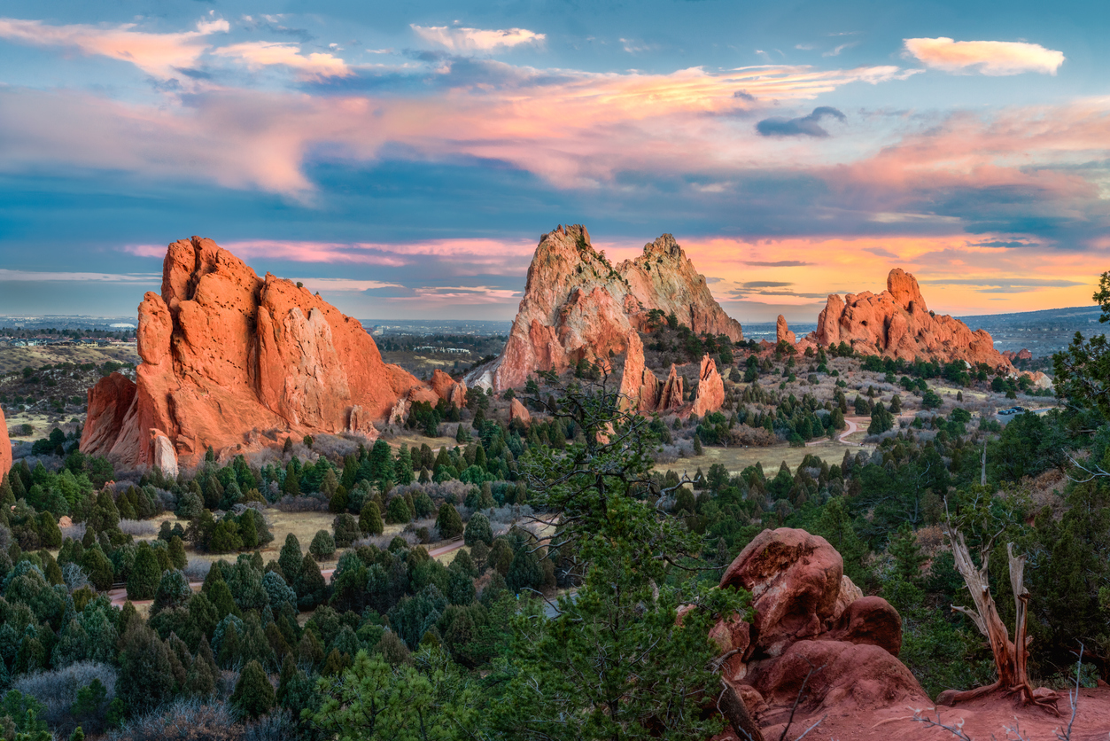 Garden of the Gods in Colorado Springs, CO