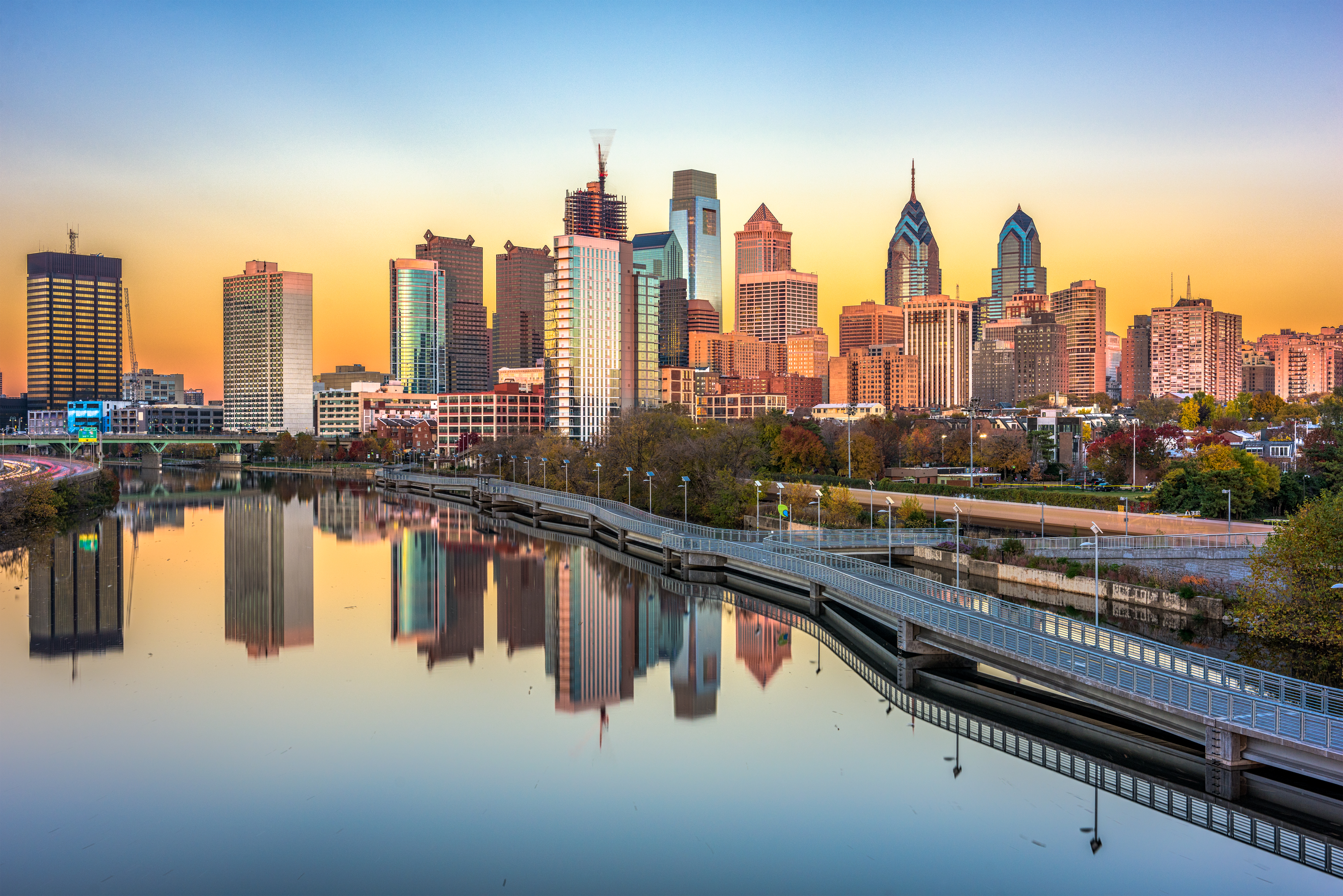 City Skyline of Philadelphia, PA - Find Intern Housing in Philadelphia