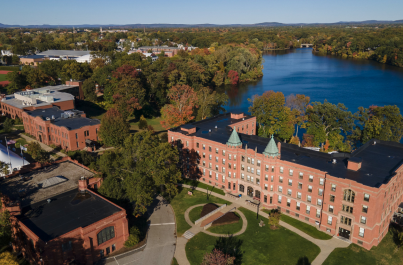 Springfield College bird's eye view