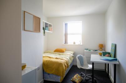 University dorm room