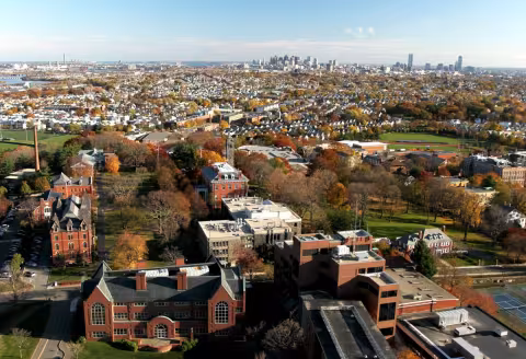 Overview of Tufts University Campus