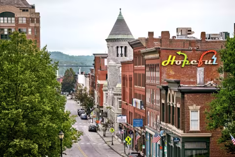 Downtown Augusta - Courtesy of Visit Maine