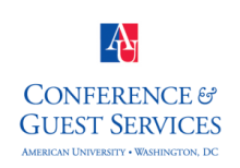 American University Conference & Guest Services Logo