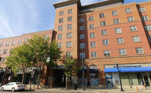 UPA exterior view from Calhoun Street