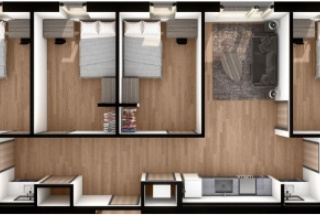 Portland Commons 4 Person Single Apartments