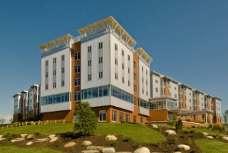 Exterior Photo of Upper Class Hall on USM - Gorham Campus
