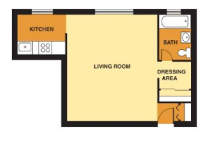 diagram of single apartment 