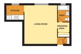 diagram of single apartment 