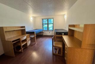 An example of a two bedroom layout apartment