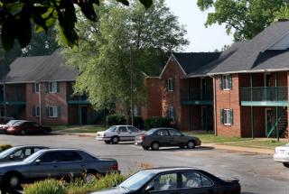 Exterior shot of The Villas