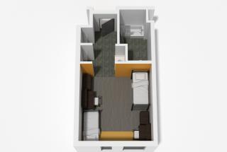 Double Room Floor Plan