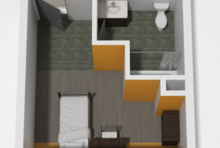 Single room Floor Plan