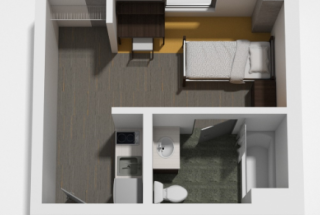 Single with Kitchenette floor plan